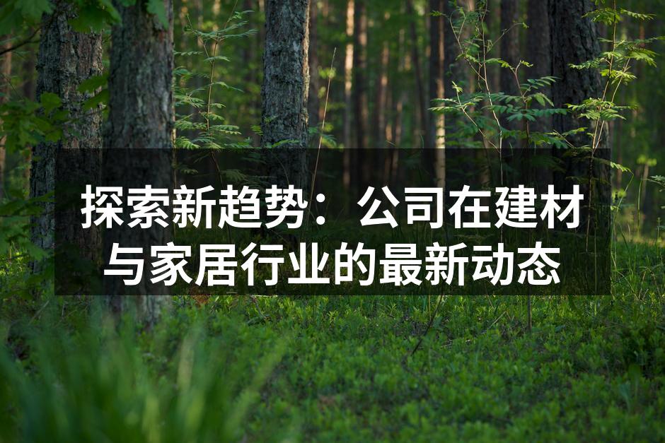 展示新产品的环保木地板